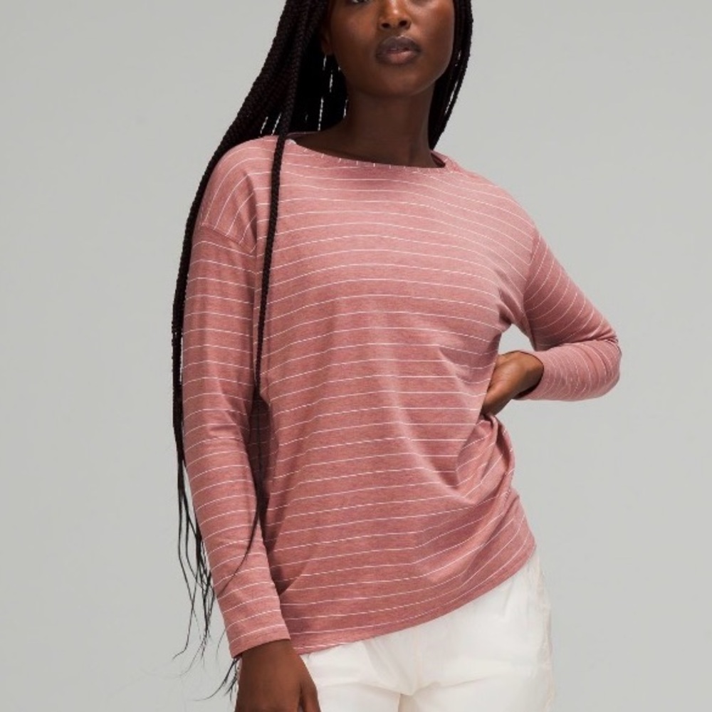 Back in Action Long Sleeve lululemon Striped Top